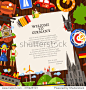 欢迎来到德国——矢量平面设计德国旅游明信片模板图标和著名的德国符号的图表元素-背景/素材,抽象-海洛创意(HelloRF)-Shutterstock中国独家合作伙伴-正版素材在线交易平台-站酷旗下品牌