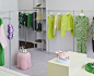 In Wang & Söderstrom's First Shop Interior, Color Reigns and 3D-Printed Blobs Act as "Jewelry" For the Space - Sight Unseen : Danish fashion brand Stine Goya recently hired creative duo Wang & Söderström to help translate its playful, co