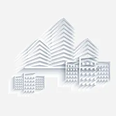白色线条干净扁平化楼立ai免抠素材_新图网 https://ixintu.com 白色线条 干净 扁平化 楼 立体图形