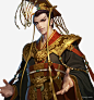 有权威的帝王帝王|皇帝|皇上|君王|君主|九五之尊|龙的传人|穿龙袍|帝王|圣上|位高权重|轩辕黄帝|权威|旅游景区埃及帝王谷|长剑黄衣古风手绘帝王