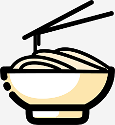 ltd美食面条碗筷子炸酱海鲜矢量手绘卡通设计图片大小1024x1369px