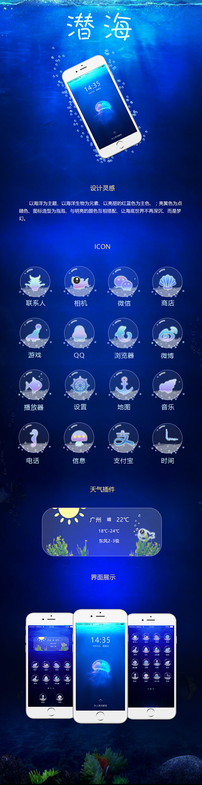 海洋主题icon