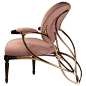 Chrysalide Chair, Collectors Item, Solid bronze, Alcantara, Limited Edition For Sale at 1stdibs