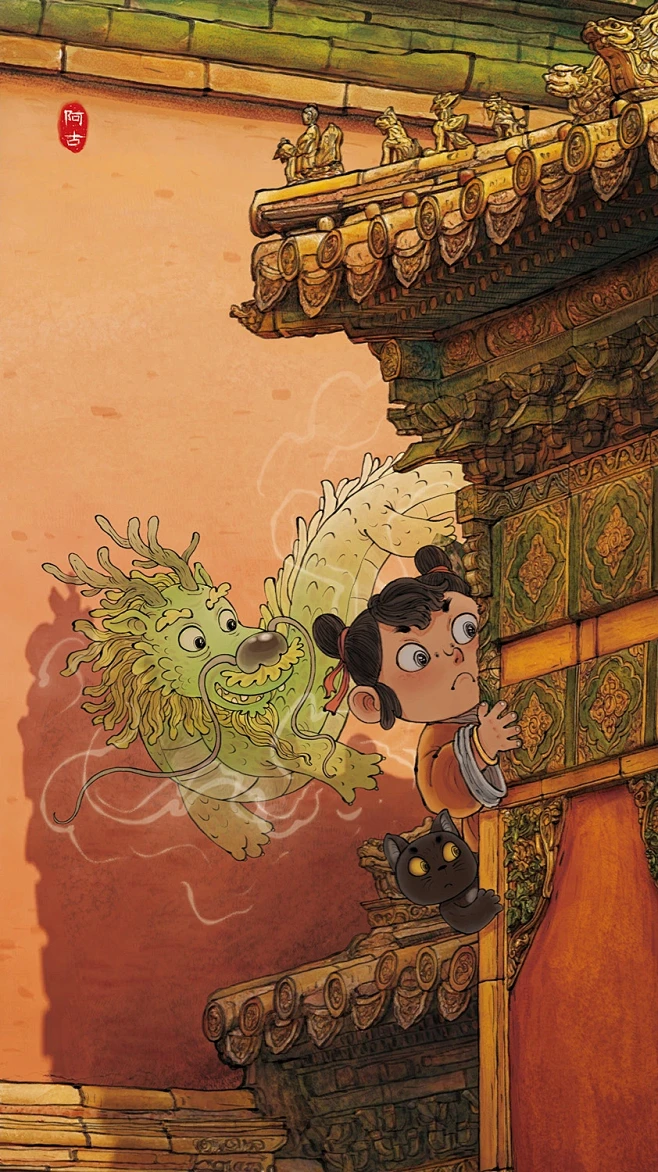 儿童插画绘本原创作者：尤里的森林小屋
珠...