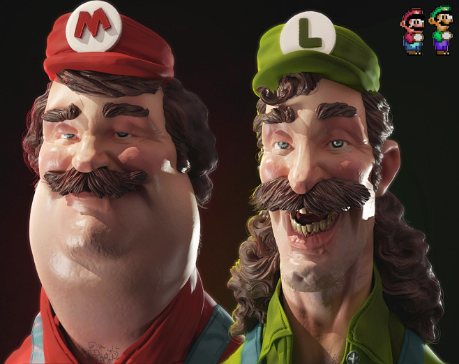 Mario Bros , Raphael...