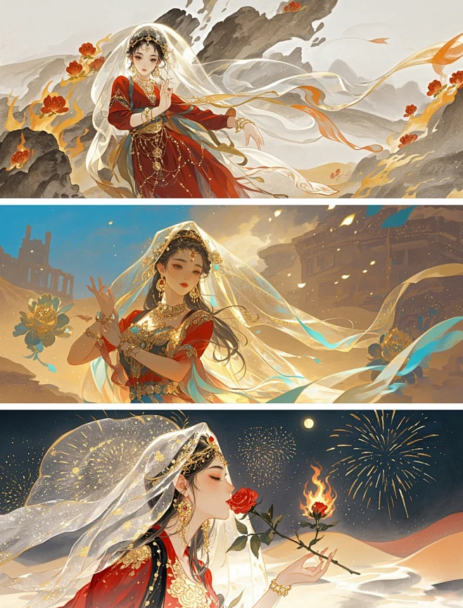 她是风沙、烈火和骄阳孕育出来的沙漠之花 ...