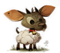 Daily Paint #646. Quickie Sheep by Cryptid-Creations on deviantART: 