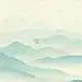 中国风通用抽象渐变山背景图片素材