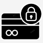 信用卡锁保护高清素材 标识 页面网页 平面电商 创意素材 png素材