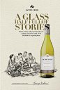 Jacob's Creek- Australian Wine : This posters were done to promote an offer on Jacob's Creek Australian wine. The idea came from stories and hence the poster has a book cover effect as design along with hand drawn illustration. 