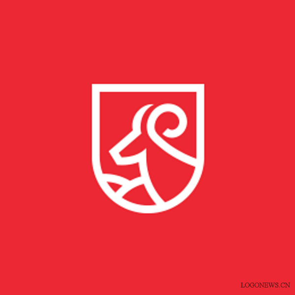 波兰小镇LOGO : logo由简单的线...