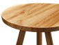 木纹圆桌半边