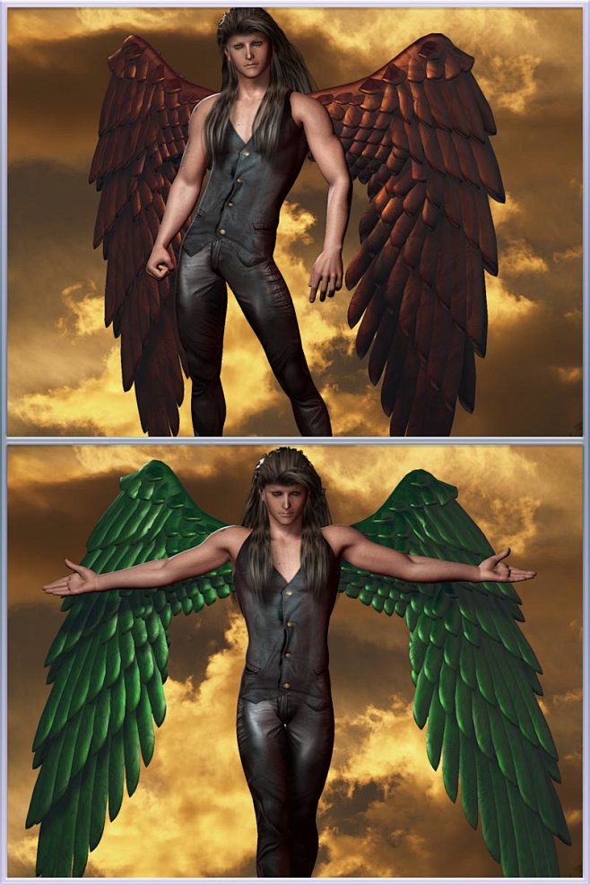 Seraph Wings 3D Mode...