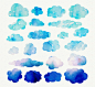 22款蓝色水彩云朵矢量素材.jpg