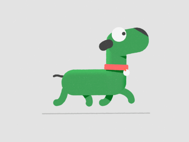 Green Dog-花瓣网