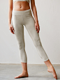 Free People Infinity Legging : Infinity Legging | So-soft cropped activewear leggings with Picot Performance cutouts in an infinity design. Features Performance Seaming and a reflective logo. *By FP Movement *FP Movement is an entirely new activewear coll