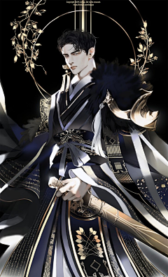 -糖葫芦采集到二次元男生底图
