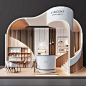 ai Exhibition  Stand Exhibition Design  booth exhibition stand 3D architecture interior design  Event