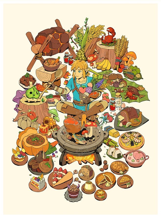 魔王林克的美食图鉴[馋嘴]（via tw...