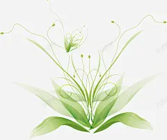 清新时尚绿色植物矢量图 蓝色花朵矢量图 鲜花 鲜花矢量图 元素 免抠png 设计图片 免费下载 页面网页 平面电商 创意素材