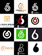 灵感采集6️⃣99个数字6元素图形logo设计分享 - 小红书