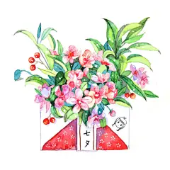 只希望在重复的日子，激情退去，有一个生活简单的人，温柔坚定。--nuomi-__涂鸦王国插画