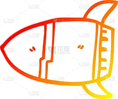 热,山,动画片,火箭,铅笔画,太空,技术,图像,艺术,绘制