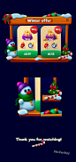 christmas Tree GUI lollipop Mobile app playrix ui sale banner snowman ui design UI/UX user interface