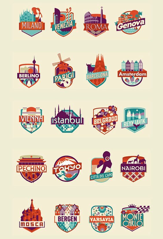 City icons by Federi...