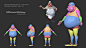 Block-Out Student Gallery : This is the character block-out student gallery for 3d Character Workshop