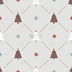 圣诞图案，无缝设计。卡decorat快乐