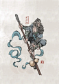 黑悟空古风人物画 (2)