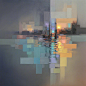 抽象的城市之光 英国画家 Jason Anderson ... 来自尖峰视界 - 微博