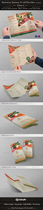Restaurant Business Tri-Fold Brochure | Volume 2 - Brochures Print Templates