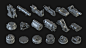 Hard Surface Kitbash Pack 01, Andrew Averkin : Hey guys!
I want to share with you a Hard Surface Kitbash Pack 01 and I hope that it can be helpful for many other 3d artists and designers in different fields of CG! This huge library consist of 414 single o