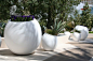 Old Town Fiberglass pots @ Aria, by James Corner Field Operations: 