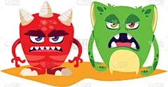 伴侣,怪物,性格,幽默,色彩鲜艳,基因突变,魔鬼,小的