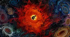 《三体》96位插画师集结，整个宇宙在为你闪烁！_慈欣 : 《三体艺术插画集》邀请了 96 位国内外的知名插画师，用111张艺术品级别的插画，为我们描绘了《三体》中的那些经典画面：水滴、曲率光速飞船、二向箔降维打击、人形智子、黑暗森林理论…… 《三日凌空…