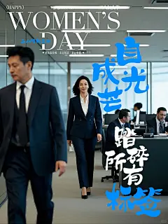 3.8创意文案海报，女性力量！ - 小红书