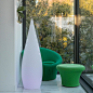 Lampadaire sans fil goutte LED multicolore dimmable CLASSY H120cm avec télécommande - REDDECO.com