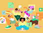 This contains an image of: ahra kwon on Behance