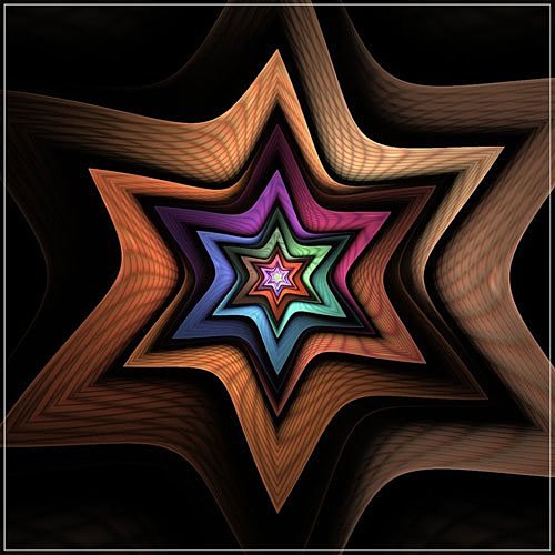 52张色彩丰富的分形艺术图形设计5设计之家插画设计