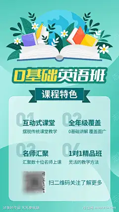 英语教育海报-源文件下载-志,设˜网