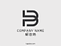 PB字母简洁大气免费矢量logo素材