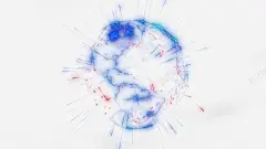 光影效果地球 创意素材