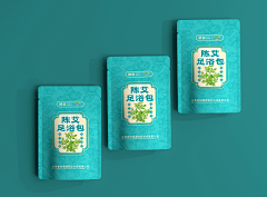 朝与飞品牌设计-赵飞采集到艾草包装设计、包装设计、国潮插画包装设计