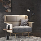 Description SKU NO. XG-x-s-003 STYLE/TYPE Mid-Century Modern Loveseat GENERAL DIMENSIONS L47.2'' x W26.7'' x H35.4'' MATERIALS Metal+Cotton Color Beige #AffordableInteriorDesignNyc