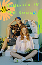 BEASTER小恶魔鬼脸衬衫男情侣装夏威夷花卉短袖外套潮流韩版夏季-tmall.com天猫