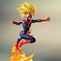 Captain Marvel (second try), Claudio Saavedra : We were watching a trailer of marvel vs capcom infinity and a co-worker (cludio I'm talking to you) told me to do it and I did it
cheers!