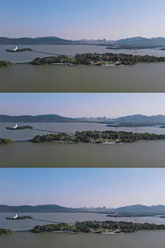 航拍江苏徐州云龙湖5A景区-众图网